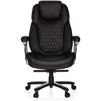 Hjh Office - neuwertig] Chefsessel Xxl Pullmann Kunstleder Schwarz Sessel Möbel Drehstuhl B-Ware von hjh OFFICE