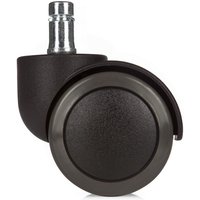Neuwertig] Hjh Office Hartbodenrollen Ersatzrollen Stuhlrollen Schwarz 11mm 50mm 5er B-Ware von hjh OFFICE