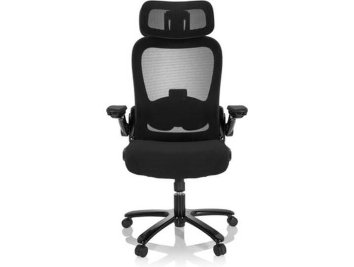 INSTRUCTOR SW I PRO Stoff/Netz - XXL Drehstuhl Schwarz von hjh-OFFICE