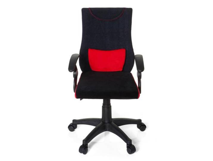 KIDDY PRO AL - Kinderdrehstuhl Schwarz / Rot von hjh-OFFICE