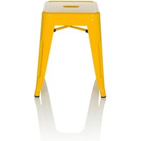 [NEUWERTIG] B-Ware Hjh Office Hocker Sitzgelegenheit Barhocker Vantaggio Metallic Gelb Stapelbar von hjh OFFICE