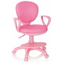 [NEUWERTIG] B-Ware Hjh Office Kinderstuhl Schreibtischstuhl Drehstuhl Stuhl Kid Colour Stoff Pink von hjh OFFICE