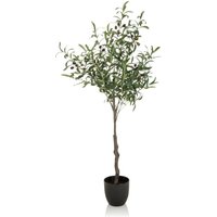 [NEUWERTIG] B-Ware Hjh Office Kunstpflanze Kunstbaum Olive Kunststoff Zimmerpflanze Baum Grün 120cm von hjh OFFICE
