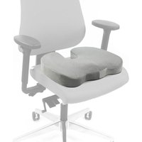 [NEUWERTIG] B-Ware Hjh Office Sitzkissen Kissen Schaum Gel Velours Grau Abnehmbar Waschbar Memory von hjh OFFICE