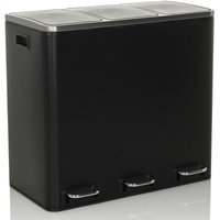 [NEUWERTIG] Hjh Office Abfallsammler Mülltrennsystem Clean Ix Eimer 54 L 3x18 L Stahl Schwarz B-Ware von hjh OFFICE