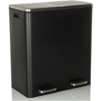 [NEUWERTIG] Hjh Office Abfallsammler Mülltrennsystem Clean Xi 60 L Stahl Schwarz Mülleimer B-Ware von hjh OFFICE