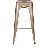 [NEUWERTIG] Hjh Office Barhocker Tresenhocker Stuhl Sitz Vantaggio High Metallic Champagner B-Ware von hjh OFFICE