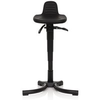 [NEUWERTIG] Hjh Office Stehhilfe Arbeitsstuhl Top Work 34 Pu Schwarz Schaum Metallgestell B-Ware von hjh OFFICE
