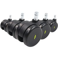 [NEUWERTIG] Hjh Office Stuhlrollen Rollen Hartbodenrollen Esd Elektrisch Schwarz 5er Pack B-Ware von hjh OFFICE
