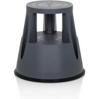 [NEUWERTIG] Hjh Office Tritthocker Rollhocker Rolltritt Kunststoff Dunkelgrau Tio M I 150kg B-Ware von hjh OFFICE