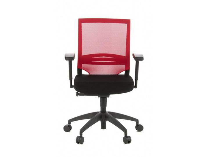 PORTO BASE - Profi Bürostuhl Schwarz / Rot PORTO BASE - Profi Bürostuhl Schwarz / Rot von hjh-OFFICE
