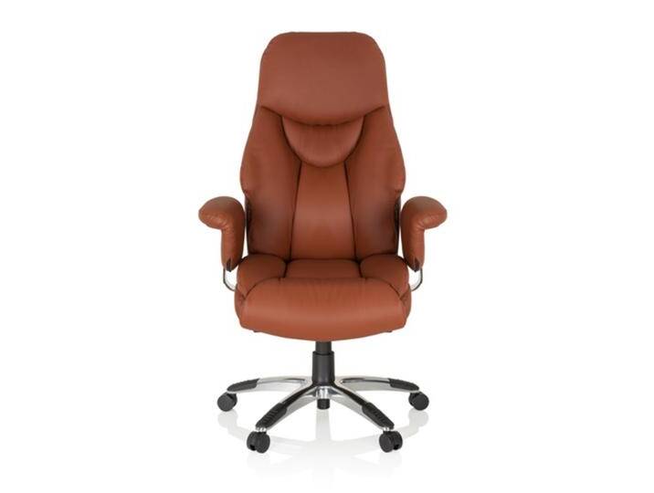 PRADO Leder - Luxus Chefsessel Braun PRADO Leder - Luxus Chefsessel Braun von hjh-OFFICE