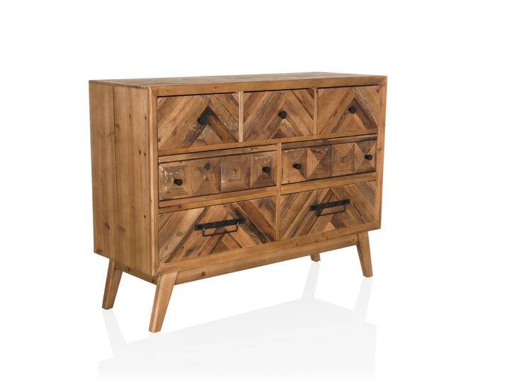 SANTJAGO WOOD XL - Sideboard Holzfarben dunkel von hjh-OFFICE