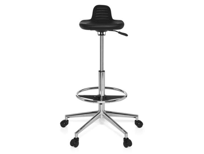 TOP WORK 03 - Drehhocker Schwarz TOP WORK 03 - Drehhocker Schwarz von hjh-OFFICE