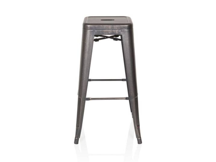 VANTAGGIO HIGH - Barhocker Schwarz / Gold von hjh-OFFICE