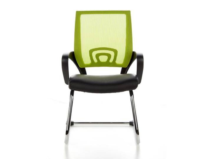 VISTO NET V - Freischwinger Schwarz / Grün von hjh-OFFICE