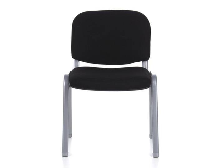 XT 600 4er Pack - Vierfußstuhl Silber / Schwarz von hjh-OFFICE