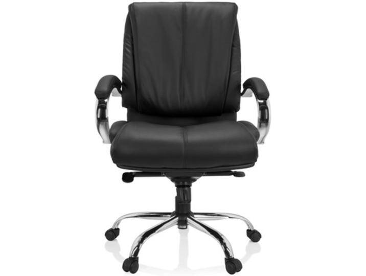 XXL H 100 Kunstleder - XXL Drehstuhl Schwarz von hjh-OFFICE