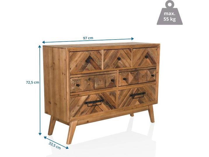 hjh LIVING, Kommode + Sideboard, Santjago Wood XL hjh LIVING, Kommode + Sideboard, Santjago Wood XL von hjh-OFFICE