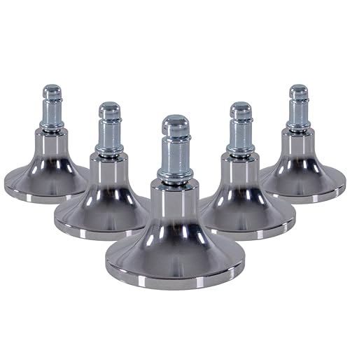 hjh OFFICE 5x Bodengleiter Bürostuhl STAND C, 11 mm Stiftdurchmesser, Teppichboden Gleiter Aluminium Stuhlgleiter, hochwertig langlebig hjh OFFICE 5x Bodengleiter Bürostuhl STAND C, 11 mm Stiftdurchmesser, Teppichboden Gleiter Aluminium Stuhlgleiter, hochwertig langlebig von hjh OFFICE