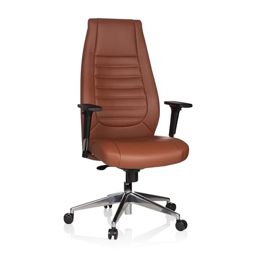 hjh OFFICE 600989 XXL Chefsessel VITORO Kunstleder Braun Schreibtischstuhl mit hoher Rückenlehne hjh OFFICE 600989 XXL Chefsessel VITORO Kunstleder Braun Schreibtischstuhl mit hoher Rückenlehne von hjh OFFICE