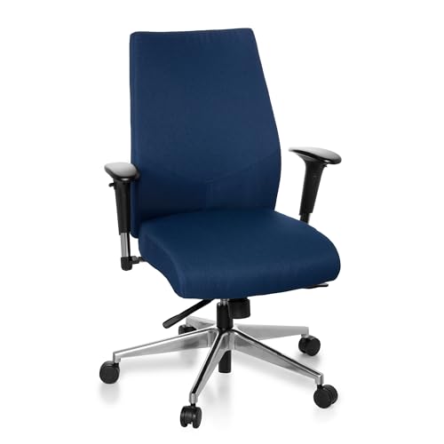 hjh OFFICE 608710 Profi Bürostuhl PRO-TEC 250 Stoff Dunkelblau Drehstuhl ergonomisch, Sitztiefe & Armlehnen verstellbar hjh OFFICE 608710 Profi Bürostuhl PRO-TEC 250 Stoff Dunkelblau Drehstuhl ergonomisch, Sitztiefe & Armlehnen verstellbar von hjh OFFICE