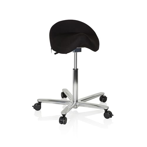 hjh OFFICE 608911 Arbeitshocker Move-TEC 3D PRO I Stoff Schwarz Sattelhocker für dynamisches & gesundes Sitzen hjh OFFICE 608911 Arbeitshocker Move-TEC 3D PRO I Stoff Schwarz Sattelhocker für dynamisches & gesundes Sitzen von hjh OFFICE