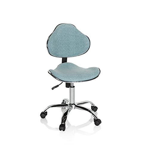 hjh OFFICE Kinder Schreibtischstuhl KIDDY GTI-3 Stoff Mint-Grün Kinderbürostuhl Drehstuhl ergonomisch, mitwachsend, 634133 von hjh OFFICE