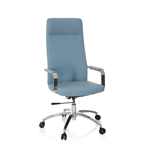 hjh OFFICE 670975 Bürosessel SARANTO Plus I Stoff Hellblau moderner Bürostuhl mit hoher Rückenlehne hjh OFFICE 670975 Bürosessel SARANTO Plus I Stoff Hellblau moderner Bürostuhl mit hoher Rückenlehne von hjh OFFICE