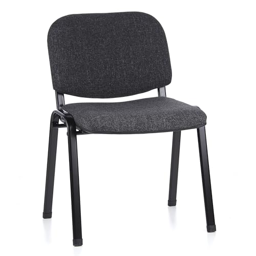 hjh OFFICE 704020 Besucherstuhl XT 600 Stoff Anthrazit/Schwarz Konferenzstuhl bequem gepolstert, stapelbar, Metallgestell hjh OFFICE 704020 Besucherstuhl XT 600 Stoff Anthrazit/Schwarz Konferenzstuhl bequem gepolstert, stapelbar, Metallgestell von hjh OFFICE
