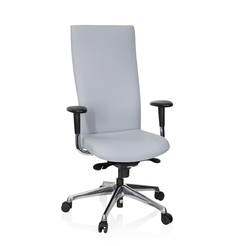 hjh OFFICE 710525 Profi Bürostuhl Office-TEC Stoff Grau Chefsessel ergonomisch, hohe Rückenlehne hjh OFFICE 710525 Profi Bürostuhl Office-TEC Stoff Grau Chefsessel ergonomisch, hohe Rückenlehne von hjh OFFICE
