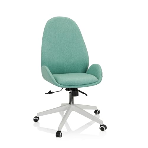 hjh OFFICE 729434 Schreibtischstuhl AVEA I Stoff höhenverstellbarer Drehstuhl mit hoher ergonomischer Rückenlehne, Aqua hjh OFFICE 729434 Schreibtischstuhl AVEA I Stoff höhenverstellbarer Drehstuhl mit hoher ergonomischer Rückenlehne, Aqua von hjh OFFICE