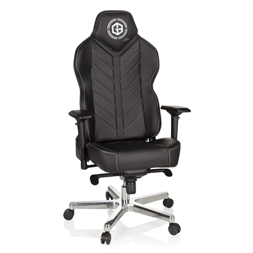 hjh OFFICE 734270 Computer Stuhl GAMEBREAKER Colossus Kunstleder Schwarz robuster Gaming Chefsessel mit breiter Sitzfläche hjh OFFICE 734270 Computer Stuhl GAMEBREAKER Colossus Kunstleder Schwarz robuster Gaming Chefsessel mit breiter Sitzfläche von hjh OFFICE