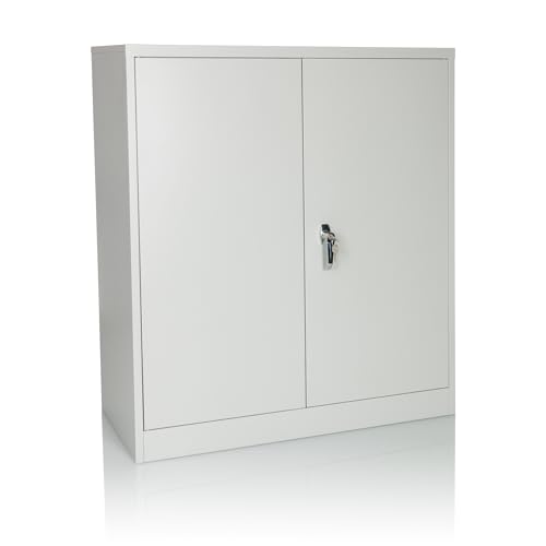 hjh OFFICE Aktenschrank Color AS 105x90 Mehrzweckschrank aus Metall, Büroschrank abschließbar, Hellgrau 743035 hjh OFFICE Aktenschrank Color AS 105x90 Mehrzweckschrank aus Metall, Büroschrank abschließbar, Hellgrau 743035 von hjh OFFICE