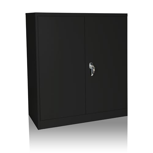hjh OFFICE Aktenschrank Color AS 105x90 Mehrzweckschrank aus Metall, Büroschrank abschließbar, Schwarz 743034 hjh OFFICE Aktenschrank Color AS 105x90 Mehrzweckschrank aus Metall, Büroschrank abschließbar, Schwarz 743034 von hjh OFFICE