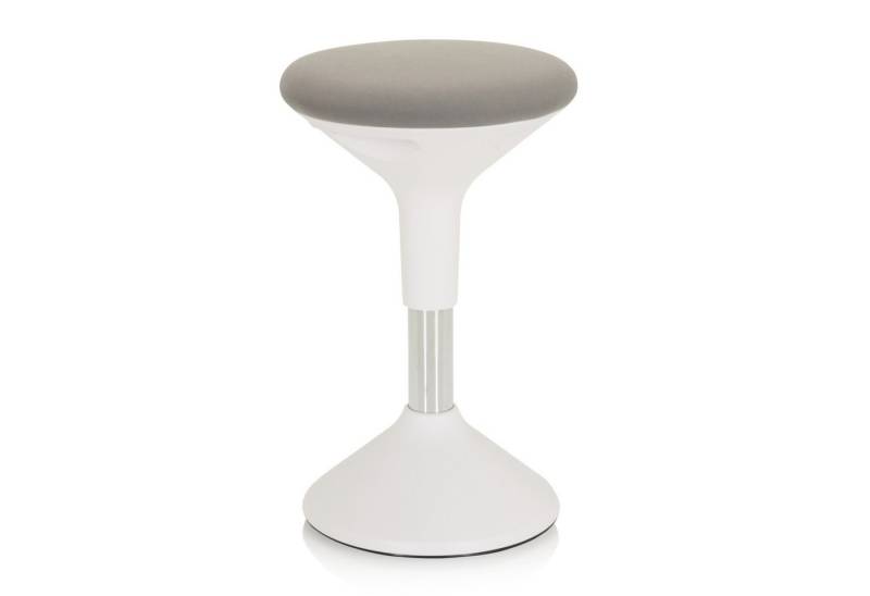 hjh OFFICE Stehhilfe Stehhilfe BALANCE SIT II W Stoff ohne Armlehnen, Hocker von hjh OFFICE