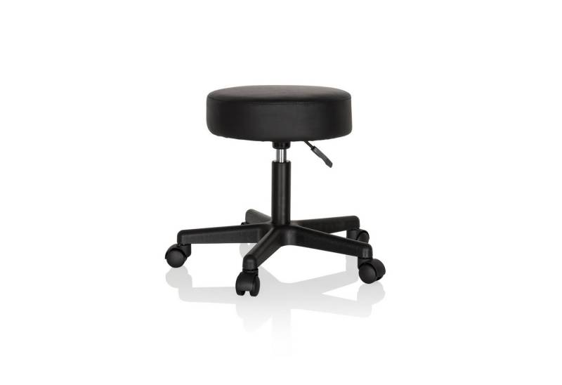 hjh OFFICE Arbeitshocker Drehhocker OPERATOR I Kunstleder ohne Armlehnen, Rollhocker Drehhocker höhenverstellbar, Kunstleder-Bezug, Büro hjh OFFICE Arbeitshocker Drehhocker OPERATOR I Kunstleder ohne Armlehnen, Rollhocker Drehhocker höhenverstellbar, Kunstleder-Bezug, Büro von hjh OFFICE