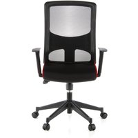 hjh OFFICE Bürostuhl / Chefsessel LAVITA Stoff, schwarz/rot von hjh OFFICE