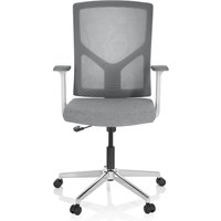 hjh OFFICE Bürostuhl / Drehstuhl BRETON BASE W Stoff/Netzstoff, grau von hjh OFFICE
