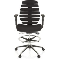 hjh OFFICE Bürostuhl / Drehstuhl ERGO LINE II WORK Stoff, schwarz von hjh OFFICE