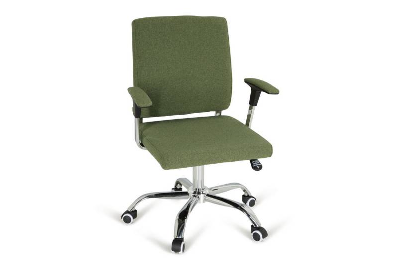 hjh OFFICE Chefsessel Home Office Chefsessel CHARLES I Stoff, Drehstuhl Bürostuhl ergonomisch von hjh OFFICE