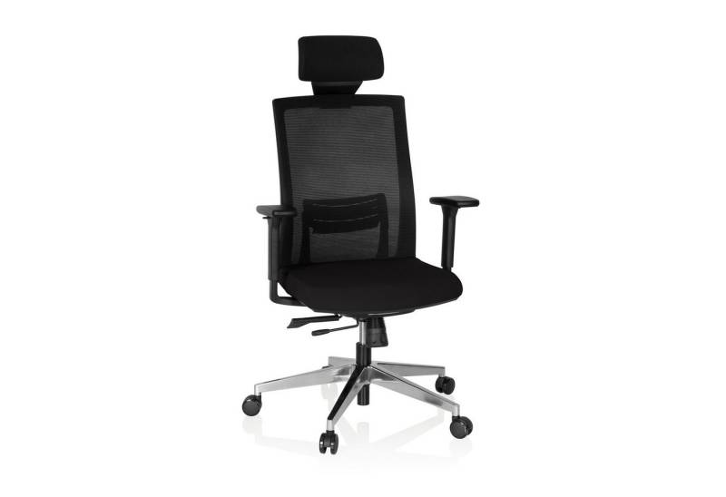 hjh OFFICE Chefsessel Profi Chefsessel CAPTIVA Stoff/Netzstoff, Drehstuhl Bürostuhl ergonomisch von hjh OFFICE