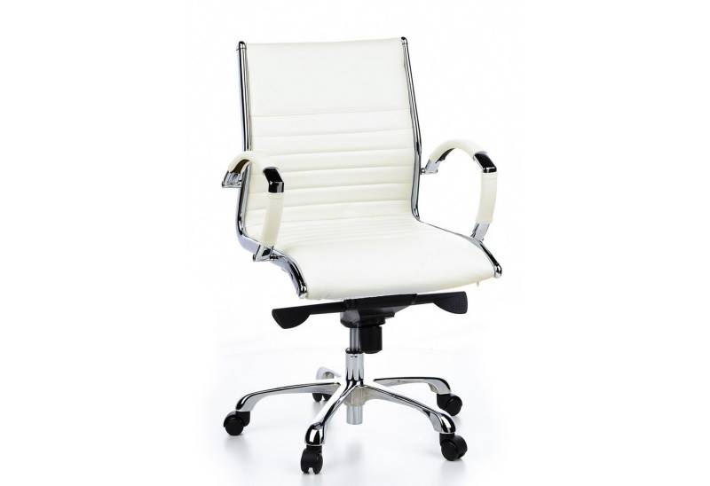 hjh OFFICE Chefsessel Profi Chefsessel PARMA 10 Leder mit Armlehnen, Drehstuhl Bürostuhl ergonomisch von hjh OFFICE