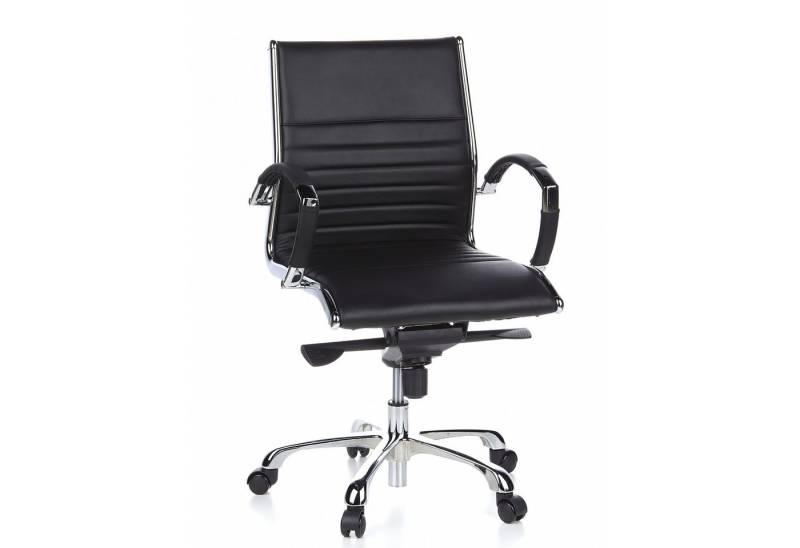hjh OFFICE Chefsessel Profi Chefsessel PARMA 10 Leder mit Armlehnen, Drehstuhl Bürostuhl ergonomisch von hjh OFFICE