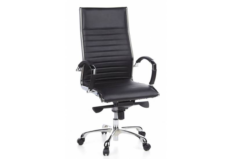 hjh OFFICE Chefsessel Profi Chefsessel PARMA 20 Leder mit Armlehnen, Drehstuhl Bürostuhl ergonomisch von hjh OFFICE