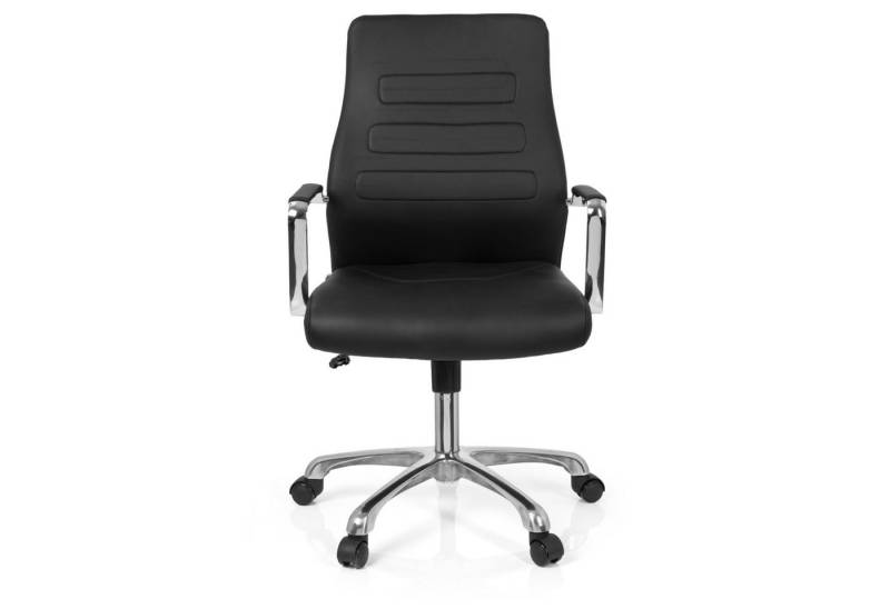 hjh OFFICE Chefsessel Profi Chefsessel TEWA Kunstleder mit Armlehnen, Drehstuhl Bürostuhl ergonomisch von hjh OFFICE