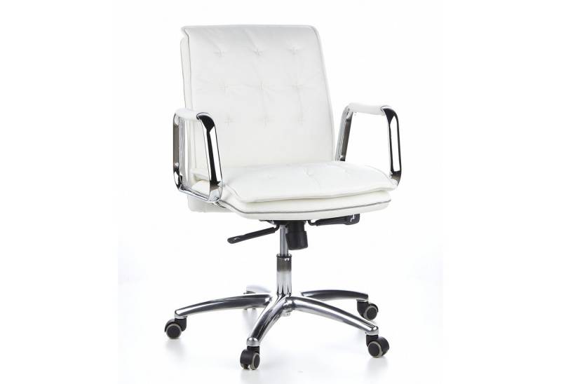 hjh OFFICE Chefsessel Profi Chefsessel VILLA 10 Leder mit Armlehnen, Drehstuhl Bürostuhl ergonomisch von hjh OFFICE