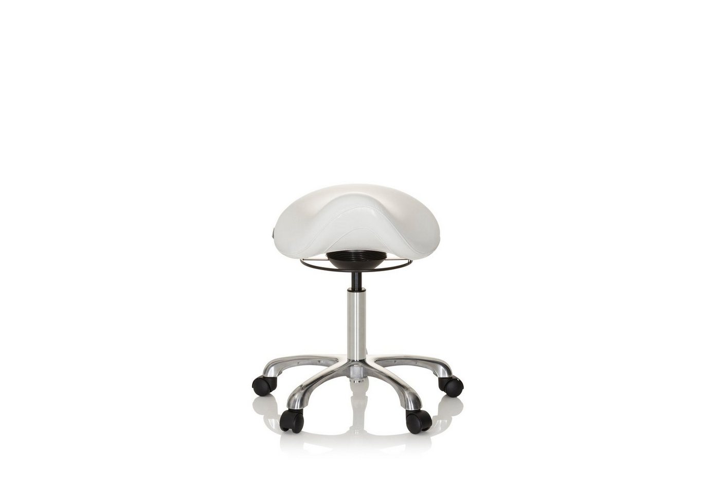 hjh OFFICE Drehhocker Sattelhocker ORTHO SIT Kunstleder ohne Armlehnen, Rollhocker von hjh OFFICE