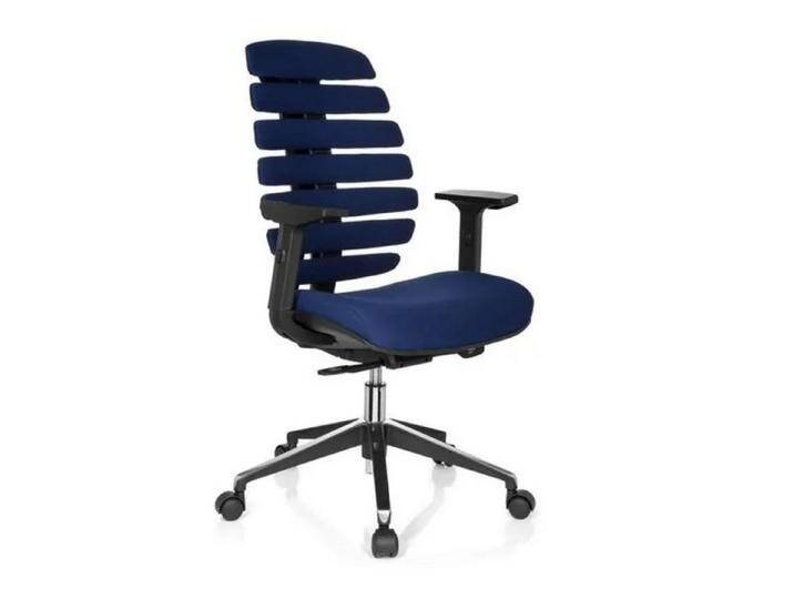 hjh OFFICE Drehstuhl Bürostuhl ERGO LINE II 714510 blau, blau von hjh-OFFICE