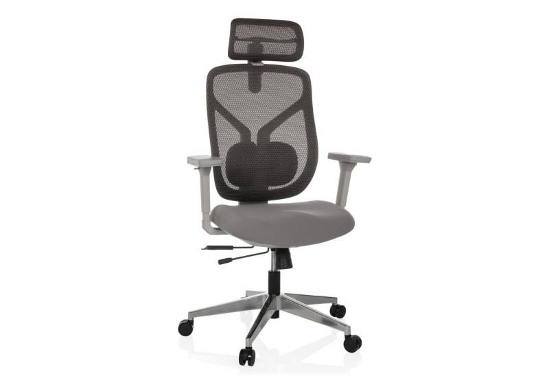 hjh OFFICE Drehstuhl High End Bürostuhl CASSILIS W Stoff/Netzstoff (1 St), Profi Schreibtischstuhl ergonomisch, Chefsessel höhenverstellbar von hjh OFFICE